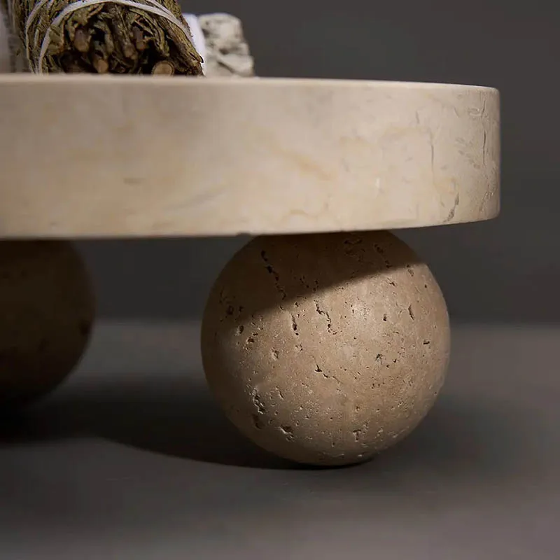 BALL | Travertine Tray