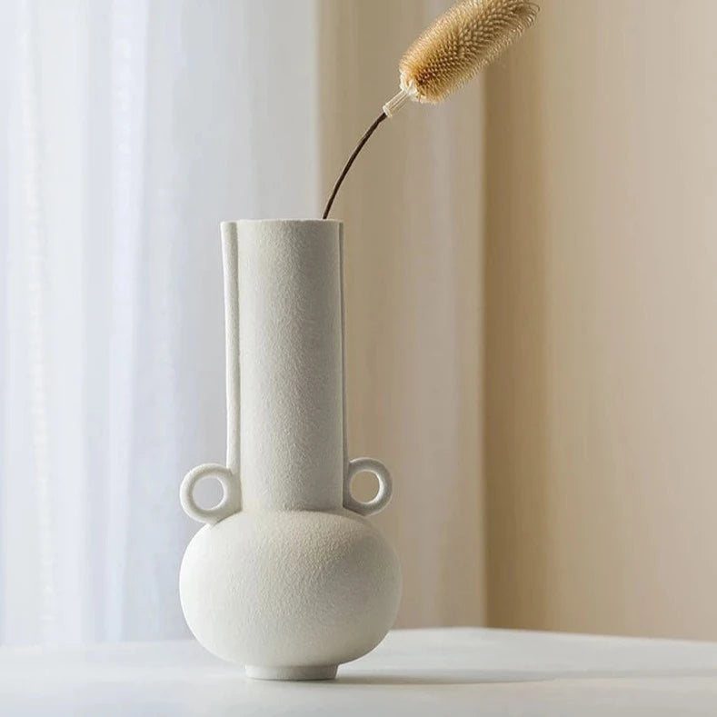 NOSE LONG | Textured Ceramic Vase